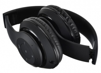 Гарнитура накладные Digma BT-14 черный беспроводные bluetooth оголовье (BT-14B) от магазина РЭССИ
