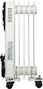Радиатор масляный Ballu Classic BOH/CL-05WRN 1000Вт белый/черный от магазина РЭССИ