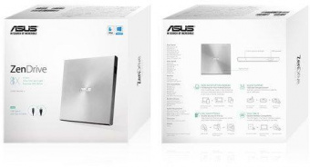 Привод DVD-RW Asus SDRW-08U9M-U серебристый USB slim ultra slim M-Disk Mac внешний RTL от магазина РЭССИ