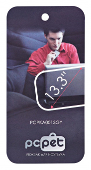 Рюкзак для ноутбука 13.3" PC Pet PCPKA0013GY серый полиэстер от магазина РЭССИ