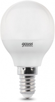 Лампа светодиодная Gauss Elementary 10Вт цок.:E14 шар 220B 4100K св.свеч.бел.ней. (упак.:10шт) (53120) от магазина РЭССИ