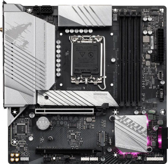 Материнская плата Gigabyte B760M AORUS ELITE AX Soc-1700 Intel B760 4xDDR5 mATX AC`97 8ch(7.1) 2.5Gg RAID+HDMI+DP от магазина РЭССИ