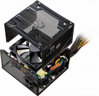 Блок питания Cooler Master ATX 400W Elite V4 80+ (24+4+4pin) APFC 120mm fan 3xSATA RTL от магазина РЭССИ