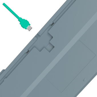 Клавиатура A4Tech Bloody S87 Energy механическая серый/зеленый USB for gamer LED (S87 USB ENERGY ASH) от магазина РЭССИ