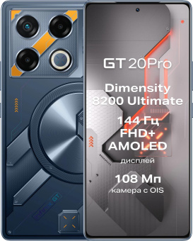 Смартфон Infinix X6871 GT 20 Pro 256Gb 12Gb оранжевый моноблок 3G 4G 2Sim 6.78" 1080x2436 Android 14 108Mpix 802.11 a/b/g/n/ac/ax NFC GPS GSM900/1800 GSM1900 TouchSc Protect FM от магазина РЭССИ