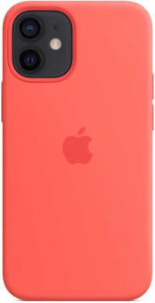 Чехол (клип-кейс) Apple для Apple iPhone 12 mini Silicone Case with MagSafe розовый цитрус (MHKP3ZE/A) от магазина РЭССИ