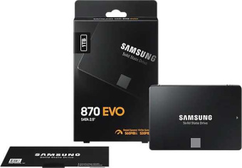Накопитель SSD Samsung SATA III 1Tb MZ-77E1T0BW 870 EVO 2.5" от магазина РЭССИ