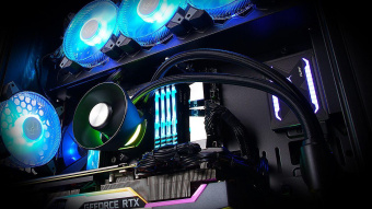 Корпус Inwin CF06CX (309 Gaming) черный без БП ATX 3x120mm 2xUSB3.0 audio от магазина РЭССИ