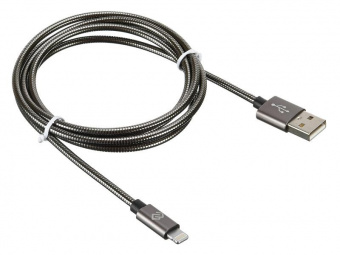Кабель Digma LIGHT-1.2M-G USB (m)-Lightning (m) 1.2м темно-серый от магазина РЭССИ