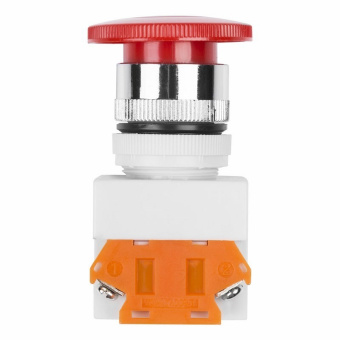 Выключатель-кнопка аварийного останова 380V 10А Ø22 красная от магазина РЭССИ