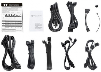 Блок питания Thermaltake ATX 850W Toughpower GF2 ARGB 80+ gold 24+2x(4+4) pin APFC 140mm fan color LED 9xSATA Cab Manag RTL от магазина РЭССИ