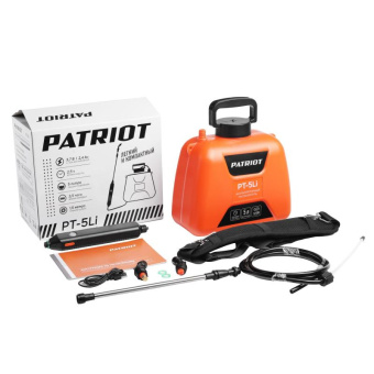 Опрыскиватель Patriot PT-5Li аккум. наплеч. 5л оранжевый (755302609) от магазина РЭССИ