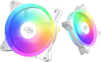 Вентилятор для корпуса PcCooler F3 T120 ARGB 120х120x25 белый 4-pin 21.6дБ (F3-T120WHAM1-GL) Ret от магазина РЭССИ