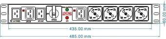 Байпас Powercom MBS1605-1C19-4Schuko от магазина РЭССИ