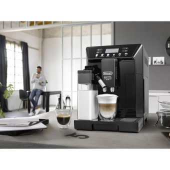 Кофемашина Delonghi Eletta Cappuccino Evo ECAM46.860.B 1450Вт черный/серебристый от магазина РЭССИ