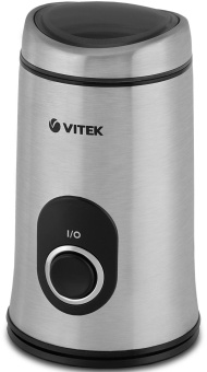 Кофемолка Vitek VT-1546 150Вт сист.помол.:ротац.нож вместим.:50гр серебристый от магазина РЭССИ