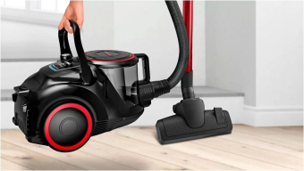 Пылесос Bosch BGS41POW1 700Вт черный/красный от магазина РЭССИ