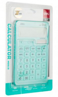 Калькулятор настольный Deli Touch EM01531 голубой 12-разр. от магазина РЭССИ