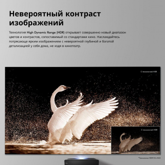 Телевизор Laser Hisense 120" Laser TV 120L5G черный 4K Ultra HD 60Hz DVB-T DVB-T2 DVB-C DVB-S DVB-S2 USB WiFi Smart TV от магазина РЭССИ