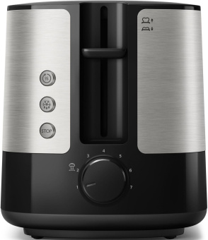 Тостер Philips HD2637/90 830Вт черный/серебристый от магазина РЭССИ