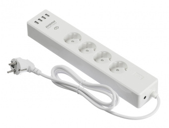 Сетевой фильтр Digma DiPlug Strip 40 дистанц.вкл/выкл белый DIPLUG STRIP 40 от магазина РЭССИ
