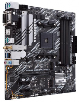 Материнская плата Asus PRIME B550M-A WIFI II Soc-AM4 AMD B550 4xDDR4 mATX AC`97 8ch(7.1) GbLAN RAID+VGA+DVI+HDMI от магазина РЭССИ