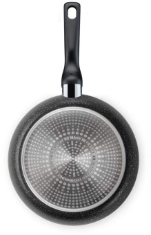 Сковорода Tefal Rock 04235128 круглая 28см покрытие: Mineralia+ non-stick ручка несъемная (без крышки) черный от магазина РЭССИ