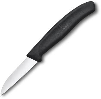 Нож кухонный Victorinox Swiss Classic (6.7303) стальной разделочный лезв.60мм прямая заточка черный без упаковки от магазина РЭССИ