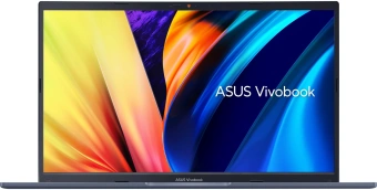 Ноутбук Asus VivoBook X1502ZA-BQ2345 Core i7 12700H 16Gb SSD512Gb Intel Iris Xe graphics 15.6" IPS FHD (1920x1080) noOS blue WiFi BT Cam (90NB0VX1-M03780) от магазина РЭССИ