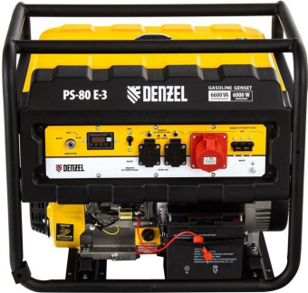 Генератор Denzel PS 80 E-3 6.6кВт от магазина РЭССИ