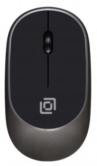 Мышь Оклик 535MW черный/серый оптическая (1000dpi) беспроводная USB для ноутбука (3but) от магазина РЭССИ