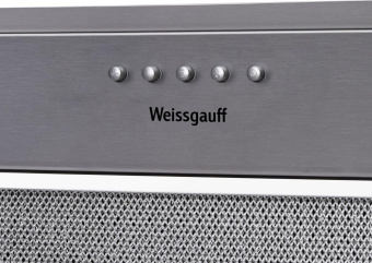 Вытяжка встраиваемая Weissgauff Alpha 50 PB IX нержавеющая сталь управление: кнопочное (1 мотор) от магазина РЭССИ