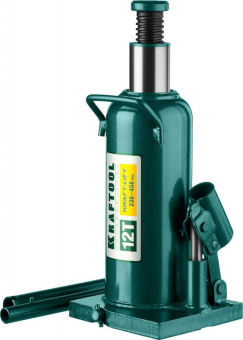Домкрат Kraftool Kraft-Lift 43462-12_z01 бутылочный гидравлический зеленый от магазина РЭССИ