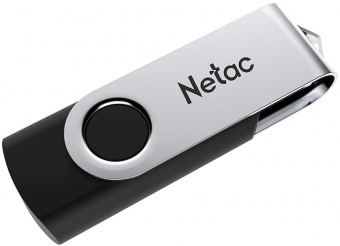 Флеш Диск Netac 64GB U505 NT03U505N-064G-30BK USB3.0 черный/серебристый от магазина РЭССИ