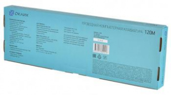 Клавиатура Оклик 120M черный USB от магазина РЭССИ