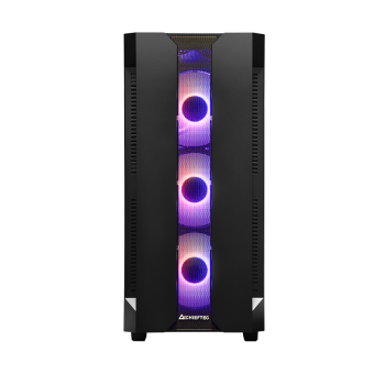Корпус Chieftec Hunter черный без БП ATX 4x120mm 4x140mm 2xUSB3.1 audio bott PSU от магазина РЭССИ