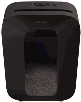 Шредер Fellowes PowerShred LX41 черный (секр.P-4) перекрестный 8лист. 17лтр. скрепки скобы пл.карты от магазина РЭССИ
