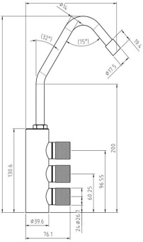 Кран Гейзер Ханлен для проточных фильтров (упак.:1шт) от магазина РЭССИ