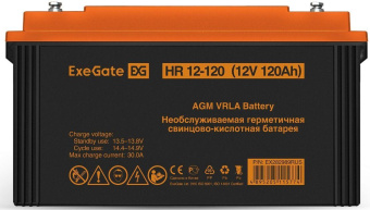 Батарея для ИБП Exegate EX282989 12В 120Ач от магазина РЭССИ