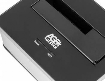 Док-станция для HDD AgeStar 3UBT7 SATA III USB3.0 пластик/алюминий черный 1 от магазина РЭССИ