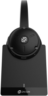 Наушники с микрофоном Оклик HS-L700 черный накладные оголовье (1978708) от магазина РЭССИ