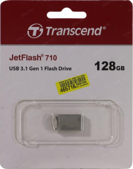 Флеш Диск Transcend 128Gb Jetflash 710 TS128GJF710S USB3.0 серебристый от магазина РЭССИ