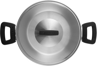 Кастрюля Polaris Rialto 24C 5.4л. d=24см (с крышкой) стальной (015153) от магазина РЭССИ