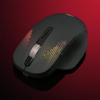Мышь Оклик 636LWC черный оптическая (1600dpi) беспроводная USB/USB-C для ноутбука (6but) от магазина РЭССИ