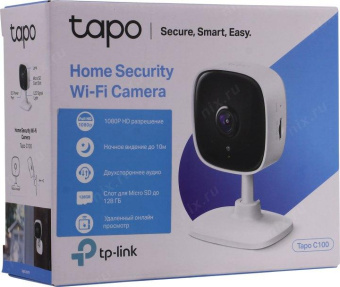 Камера видеонаблюдения IP TP-Link Tapo C100 3.3-3.3мм цв. корп.:белый/черный от магазина РЭССИ