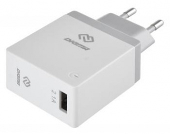 Сетевое зар./устр. Digma DGWC-1U-2.1A-WG 10.5W 2.1A USB универсальное белый от магазина РЭССИ