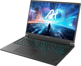 Ноутбук Gigabyte G6X Core i7 13650HX 16Gb SSD1Tb NVIDIA GeForce RTX4060 8Gb 16" IPS FHD+ (1920x1200) Windows 11 Home black WiFi BT Cam (9KG-43KZ854SH) от магазина РЭССИ