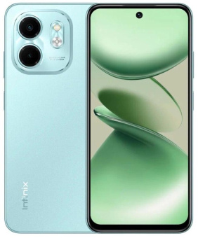 Смартфон Infinix X6532 Smart 9 128Gb 4Gb зеленый моноблок 3G 4G 2Sim 6.7" 720x1600 Android 14 13Mpix 802.11 a/b/g/n/ac GPS GSM900/1800 GSM1900 TouchSc Protect FM microSD max2048Gb от магазина РЭССИ