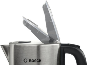 Чайник электрический Bosch TWK7S05 1.7л. 2200Вт серый (корпус: нержавеющая сталь) от магазина РЭССИ