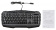 Клавиатура Оклик 777G PSYCHO черный USB Multimedia for gamer LED (подставка для запястий) от магазина РЭССИ